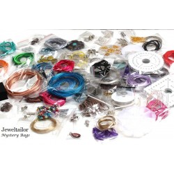 60 Grams Mystery Bag of Beads & Findings ~ Quality Mixed Jewellery Making Items In a Great Value Pack